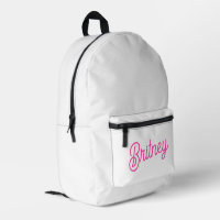 Modernes, Personalisiertes Monogramm mit Hot Pink 