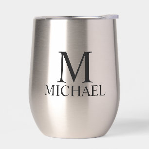 Modernes Personalisiertes Monogramm und Name