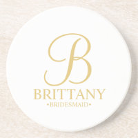 Modernes Personalisiertes Monogramm und Name Bride