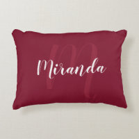 Modernes Personalisiertes Monogramm und Name Burgu
