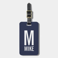Modernes Personalisiertes Monogramm und Name