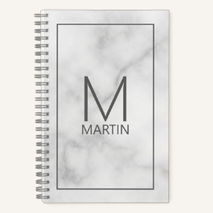 Modernes Personalisiertes Monogramm- und NamensNot Notizbuch