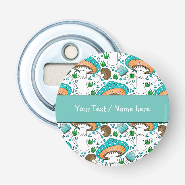 Modernes Pilzdesign Flaschenöffner (Vorderseite)