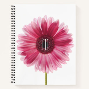 Modernes Pink Gerbera Daisy Sketch Notebook Notizbuch