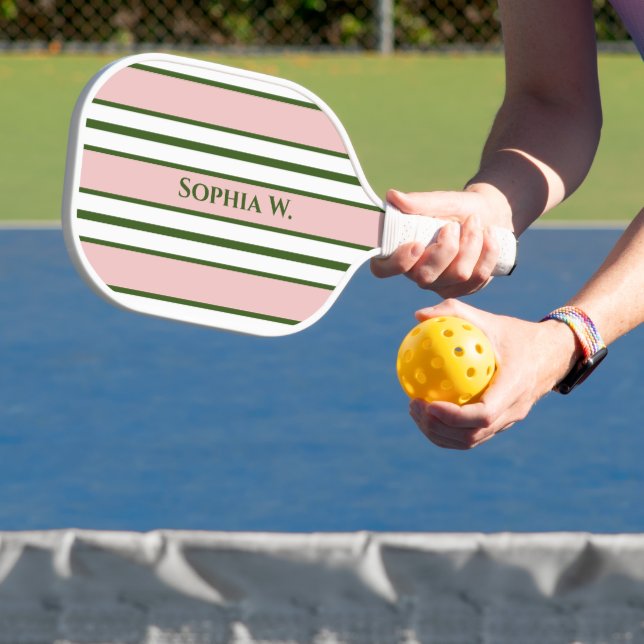 Modernes Pink Strip Pickleball Paddel Pickleball Schläger (InSitu)