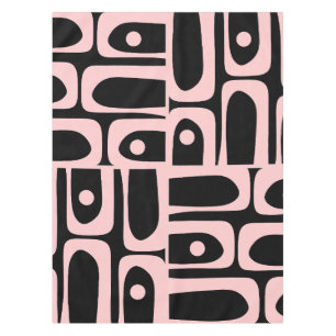 Modernes Piquet-Muster aus dem Mittelalter, rosa u Tischdecke