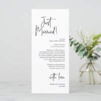 Modernes Place Setting Dinner Party Danke Karte