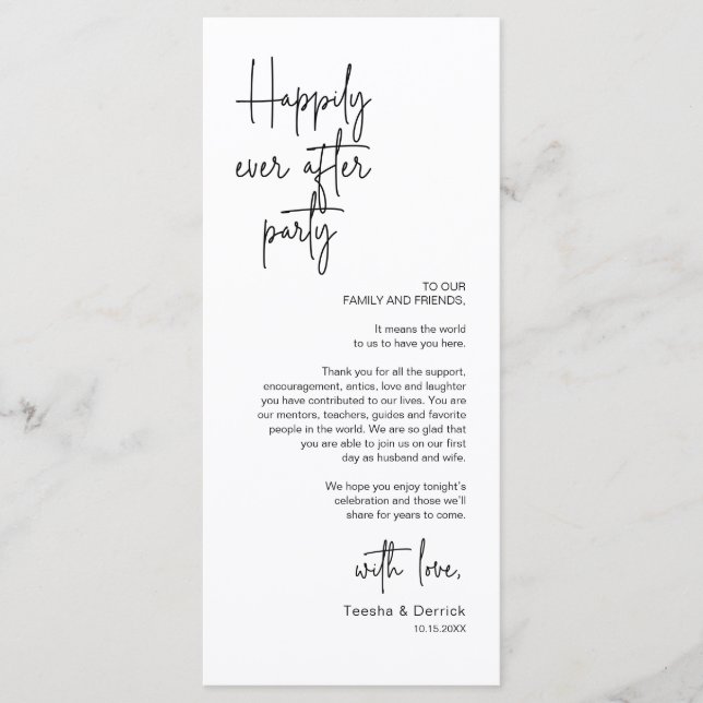 Modernes Place Setting Dinner Party Danke Karte (Vorderseite)