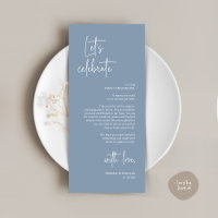Modernes Place Setting Dinner Party Danke Karte