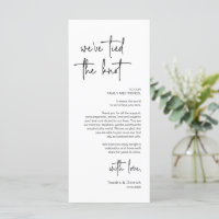 Modernes Place Setting Dinner Party Danke Karte