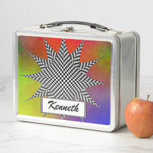 Modernes Plasma von Kenneth Yoncich Metall Lunch Box
