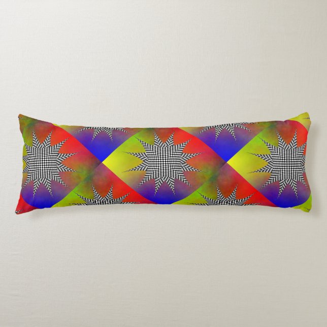 Modernes Plasma von Kenneth Yoncich Seitenschläferkissen (Vorderseite)