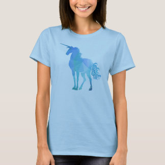 Modernes Polygon-Entwurfs-Einhorn-Trägershirt T-Shirt