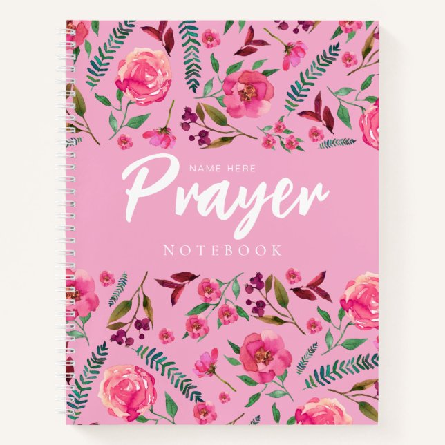 Modernes Prayer-Notebook Notizbuch (Vorderseite)