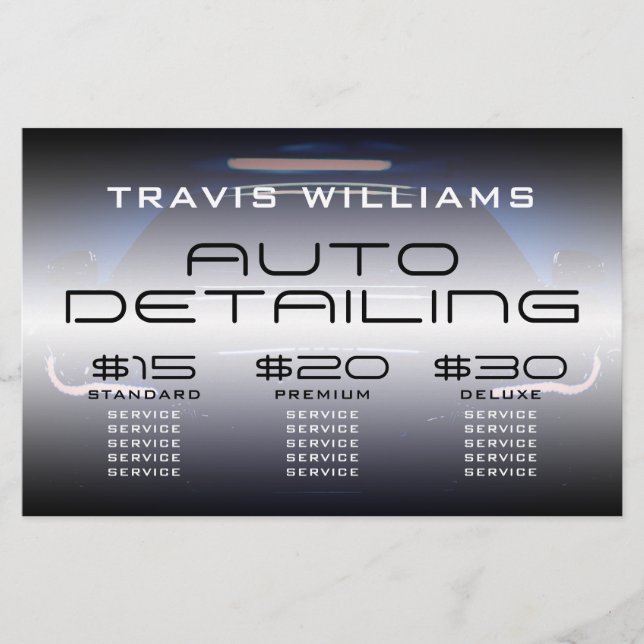 Modernes Preisangebot für Automobil-Flyer Flyer (Vorne)