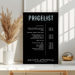 Modernes Preisschild-Plakat Poster