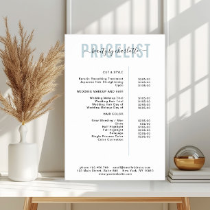 Modernes Preisschild-Plakat Poster