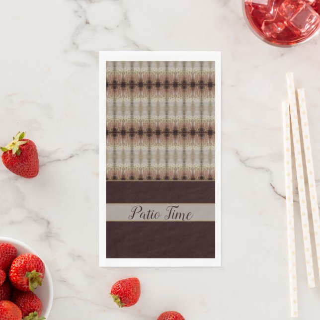 Modernes Print mit Grau Serviette (Beispiel)