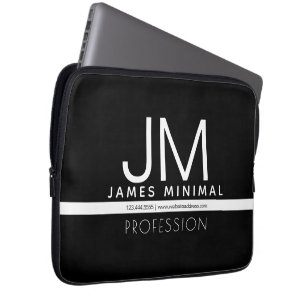 Modernes professionelles minimalistisches Design Laptopschutzhülle