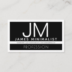 Modernes professionelles minimalistisches Design Visitenkarte