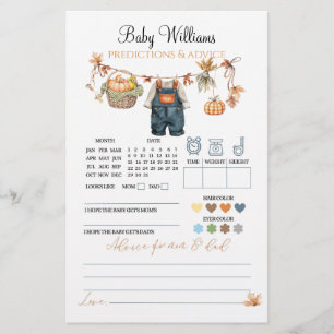 Modernes Pumpkin Fall Baby Shooting Predictive Gam