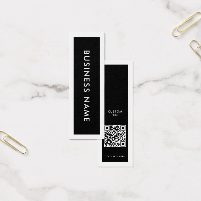 Modernes QR Code Closing Label Hang Tag (Büro)