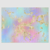 Modernes Rainbow-Gradient- und Gold-Marmormuster