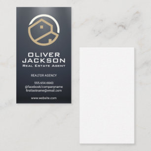 Modernes Real Anwesen Logo BERUFLICH Visitenkarte