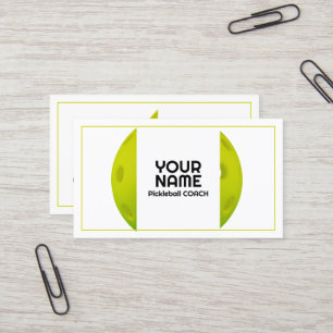 Modernes, realistisches Pickleback Visitenkarte