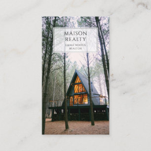 Modernes Realtor Real Anwesen Visitenkarte