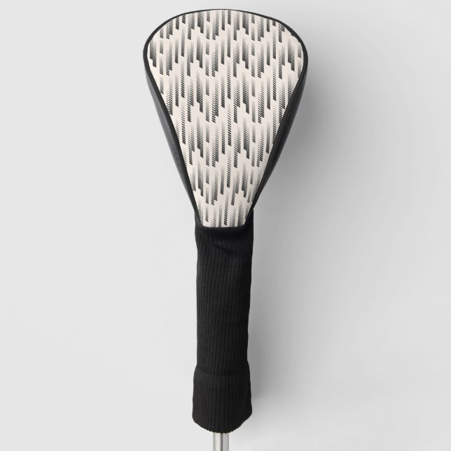 Modernes Regen-Muster Golf Headcover (Vorderseite)