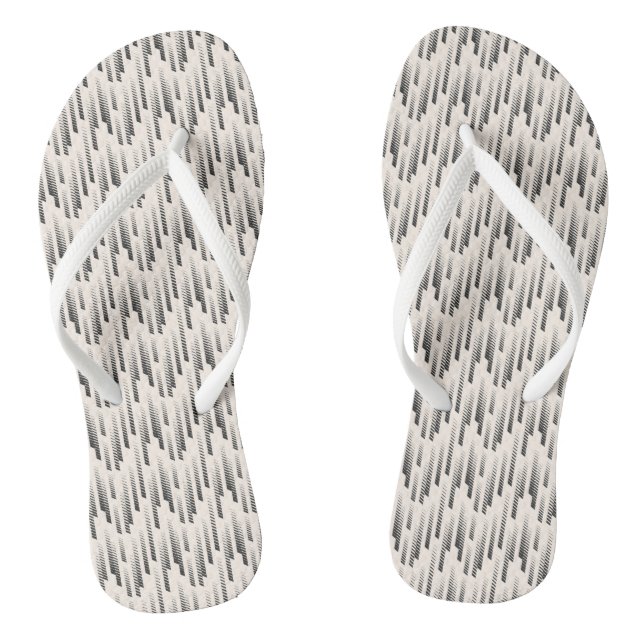 Modernes Regenmuster Flip Flops (Fußbett)