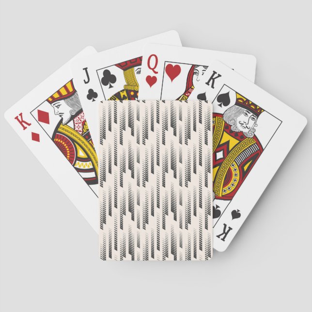 Modernes Regenmuster Spielkarten (Rückseite)