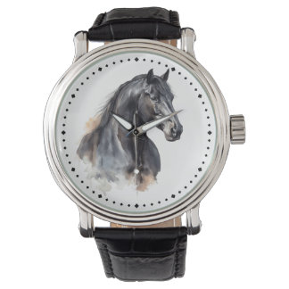 Modernes Reitpferd Armbanduhr