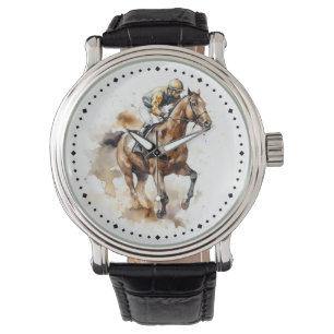 Modernes Reitpferd Armbanduhr