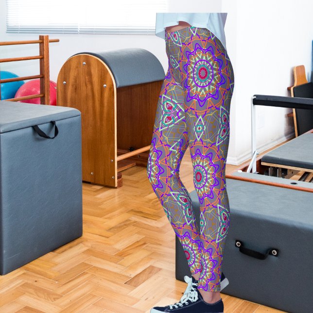 Modernes Reliefkaleoidoskop Leggings (Von Creator hochgeladen)