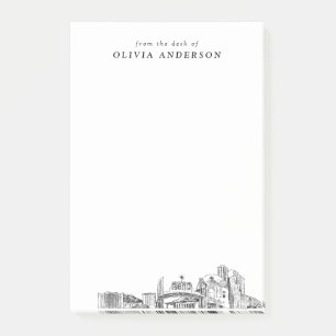 Modernes Reno Nevada Berufliches Geschenk Personal Post-it Klebezettel