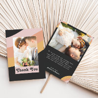 Modernes Retro 70er Rainbow Dark Flat Foto