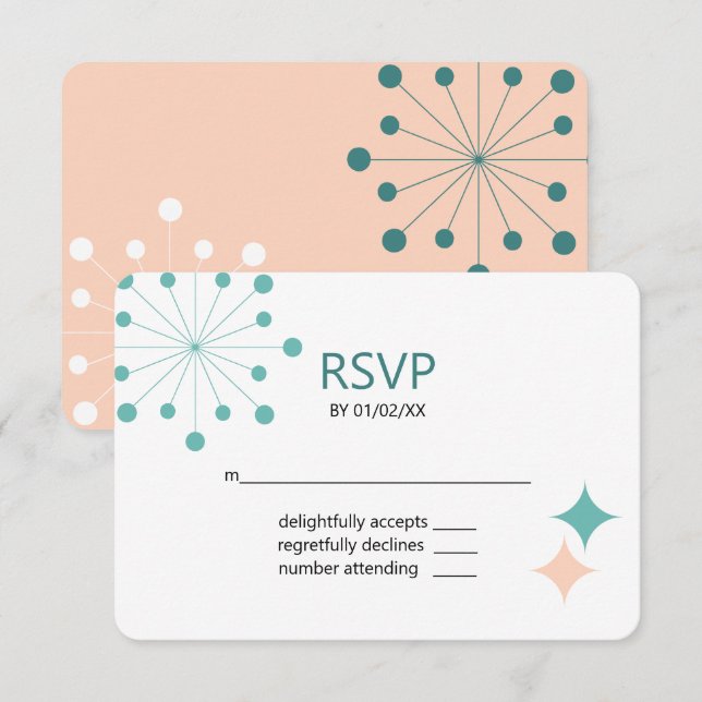 Modernes Retro-Foto des Mittelalters Save the Date RSVP Karte (Vorne/Hinten)