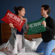 Modernes Retro Frohe und Verheiratete Weihnachten