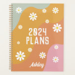 Modernes Retro-Personalisiert Planer<br><div class="desc">Dies ist ein moderner Retroplaner mit einem inspirierten Design der 70er Jahre . Editieren Sie die meisten Texte und Farben, um diesen einzigartigen Planer Ihren Wünschen und Ihrem persönlichen Stil anzupassen. Wählen Sie einfach in der Symbolleiste "Bearbeiten mit dem Entwurfstool" aus:)</div>