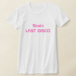 Modernes Retro Space Bachelorette T-Shirt<br><div class="desc">Moderner Retro Space Bachelorette T - Shirt</div>