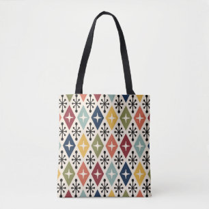 Modernes Retro-Sternexplosion-Muster des Mittelalt Tasche