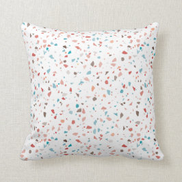 Modernes Retro Trendy Terrazzo  Kissen