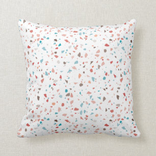 Modernes Retro Trendy Terrazzo  Kissen