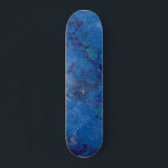Modernes Retro Urban Blue Skateboard<br><div class="desc">Modernes urbanes Blau und Weiß, einzigartiges Design wird Sie in den 180er Jahren in Stil bringen. Dieses stilvolle Deck ist perfekt für jeden Outdoor-Skateboarder, der Lieben zu Fuß surfen.</div>