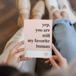 Modernes romantisches Zitat Feiertagskarte