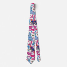 Modernes rosa blaues Lila Schmetterlingsmuster