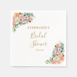 Modernes Rosa-Brautparty Serviette