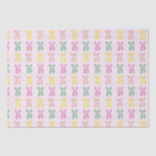 Modernes, rosa Farbtupfer Coquette Haare Muster Seidenpapier